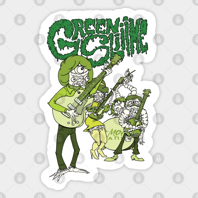 Green Slime Band Sticker by BMOVIEMANIA